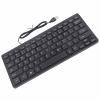 ciciglow Mini Keyboard, USB Wired Multimedia Kaypad Portable Laptop Accessories K1000 with Extra Long Cable, for Desktop view 1