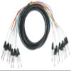 Rockville SQ812 8 Channel 12 Foot 1/42/4" TRS Snake Cable, Oxygen-Free Copper, Dual Shielding, Color-Coded, for Studio and Live Sound view 2