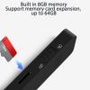 MP3 Player,USB Flash Drive Type MP3 Player,8GB Memory 64GB Expandable Support OTG HiFi Lossless Sound (Roseate) view 3