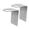 UTHCLO 2pcs Stainless Steel Wall-Mounted Soap Dispenser Holder Nodrill Adhesive Shampoo Lotion Bottle Bracket view 1