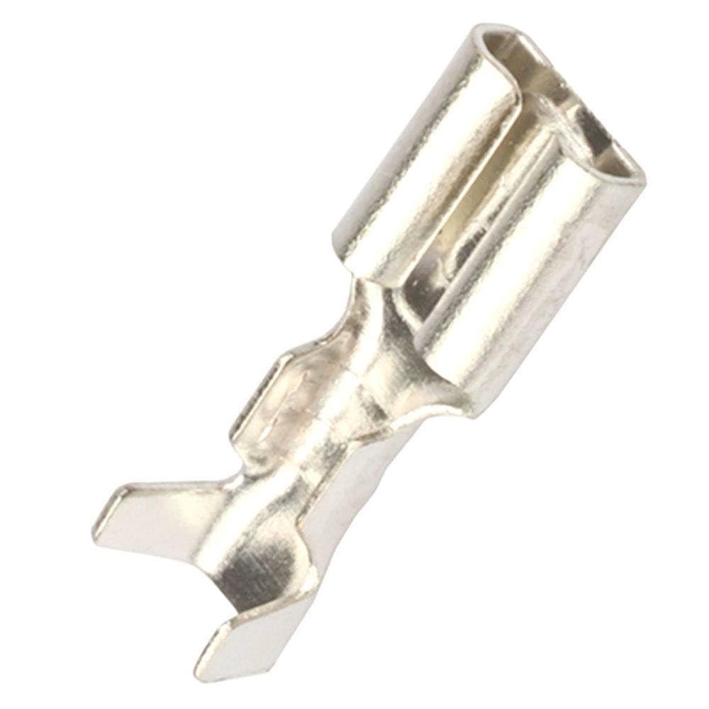 100pcs 3.8 Series Insulated Terminal Thickness 0.3 Male Insert Sliver Color connectors car terminals 0.2-0.75mm2