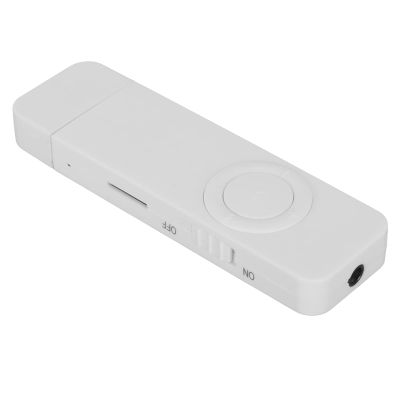 MP3 Player,USB Flash Drive Type MP3 Player,8GB Memory 64GB Expandable Support OTG HiFi Lossless Sound (White)