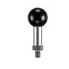 YIMINGYINUO 1" Ball Mount with M6 x 1.0mm Threaded Post Compatible with RAM Mounts B Size 1 Inch Portable Screw Ball Head for Bike, Motorcycle, Rearview Mirror (Black1, M6) view 1