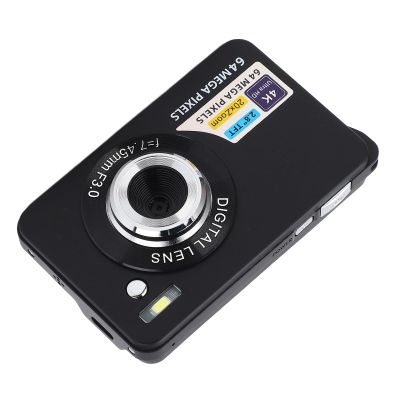 Fydun Digital Camera 20X Zoom HD 64MP Portable Vlogging Camera for Teenagers Boys and Girls (Black)