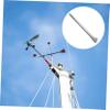 BUTIFULSIC Mounting Pole for Weather Vanes Antenna Roof Mounts More Easy Installation Weather-Resistant Design for Outdoor Use view 2