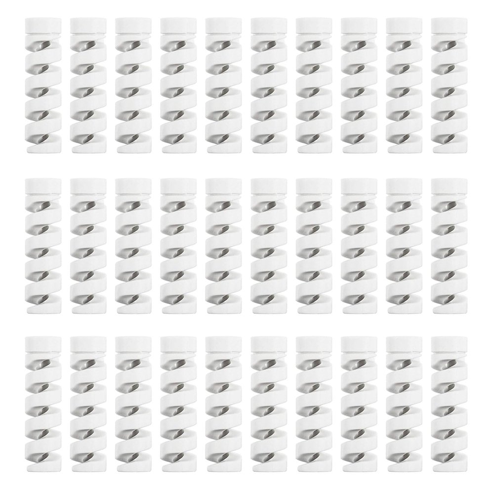 HOUNIIXIE 30Pcs Charging Protector Spirals Charging Cable Protector for Charging Cable Protections Flexible Silicone Cable Saver
