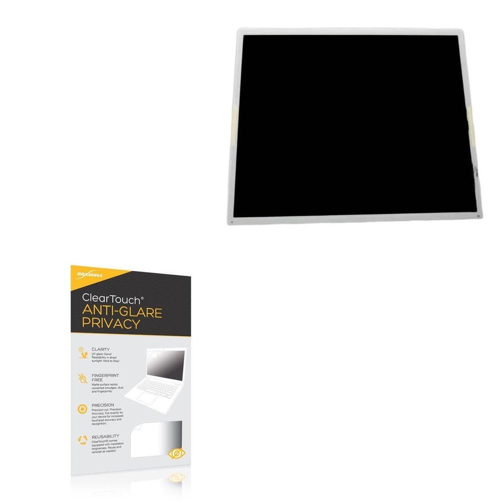 BoxWave Screen Protector Compatible with Distec CP-G170EG01 V1-A00 (17 in) - ClearTouch Anti-Glare Privacy (2-Pack), Privacy Screen Protector Flexible Film Anti-Glare