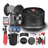 Canon RF-S 10-18mm f/4.5-6.3 is STM Lens (Canon RF) (6262C002) + 64GB Card + Lens Pouch + Filter Kit + Backpack + Flexible Tripod + Cap Keeper + Cleaning Kit + Memory Card Wallet + More (Renewed) view 1