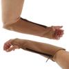 Arm Chaps Extended Elbow Leather Arm Guard - Arm Sleeve Protectors for Thin Skin and Bruising, Scratches & Cuts - Protective Arm Sleeve for Any Age- Left & Right Form-Fitting - Brown(1Pair/Large). view 1