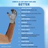Arm Chaps Extended Elbow Leather Arm Guard - Arm Sleeve Protectors for Thin Skin and Bruising, Scratches & Cuts - Protective Arm Sleeve for Any Age- Left & Right Form-Fitting - Brown(1Pair/Large). view 4