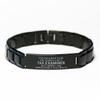 Christmas Tax Examiner Engraved Black Metal Bracelet for Men, I Never Asked to be The World's Best Tax Examiner but here I am Killing it! Adjustable Tax Examiner Birthday Graduation Wristband view 1