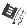 OSALADI 1set Ssd Drive Bay Converter Metal Hard Drive Holder Power Connector for Desktop Installations Easy to Install Ssd Mounting Bracket view 1