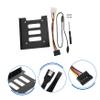 OSALADI 1set Ssd Drive Bay Converter Metal Hard Drive Holder Power Connector for Desktop Installations Easy to Install Ssd Mounting Bracket view 3