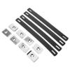Cabilock 4pcs Outdoor Amplifier Handle Speaker Strap Handles for Guitar Cabinet Easy to view 1