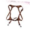 jojofuny Leather Camera Strap Adjustable Multi-function Camera Belt for Light Brown Photography Equipment Comfortable Wear for Photography Enthusiasts view 2