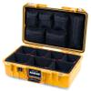 Pelican Yellow 1485 Air case. Comes with TrekPak Dividers & Mesh Lid Organizer. view 1