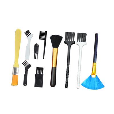 10pcs Soft Bristle Keyboard Cleaning Brush Kit Dust Removal for Computer Brush for Keyboards Home Cleaning Tool Style