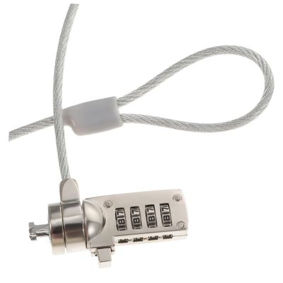 OSALADI 1.8m Laptop Security Cable Lock Password Chain for Notebook Resettable Code Combinations -Theft for Laptops and Notebooks