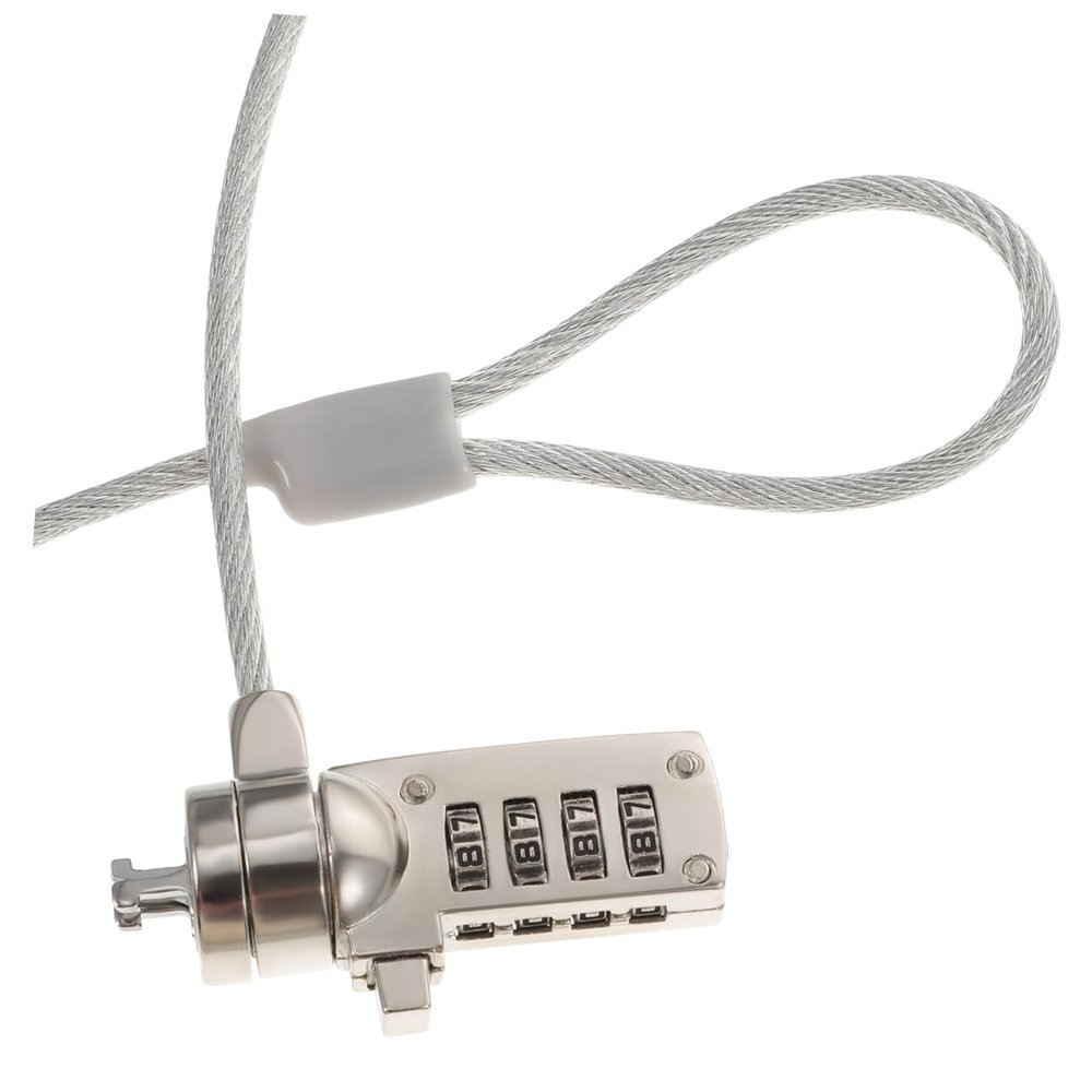 OSALADI 1.8m Laptop Security Cable Lock Password Chain for Notebook Resettable Code Combinations -Theft for Laptops and Notebooks
