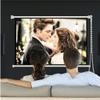 FIEZFEAT 72" HD Manual Projector Screen 16:9 4:3 Pull Down Projection Screen Home Theater Office Retractable Projector Screen, Ease of Setup, Black Masking Border(16:9,60inch) view 2