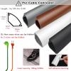 LFPSVC Wire Hidden Strip for Floor, 1 2 3 4 5 M Long Lines Management Organizer/Cord Concealer Systems - Hold 2-5 Cables, Width: 12mm(Grey Holds 2 Wires,L 1m/3.3ft) view 3