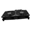 BRIGHTFUFU Dual USB Cooling Fan for Pc Compact Quiet Design Efficient Heat Dissipation for Cases Routers Material Speed