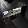 MTNBHH Video Monitor Hood Sunshade Sunhood, Computer Monitor Hood, Adjustable Width, Anti-Glare, Privacy Protection, Foldable Storage view 2