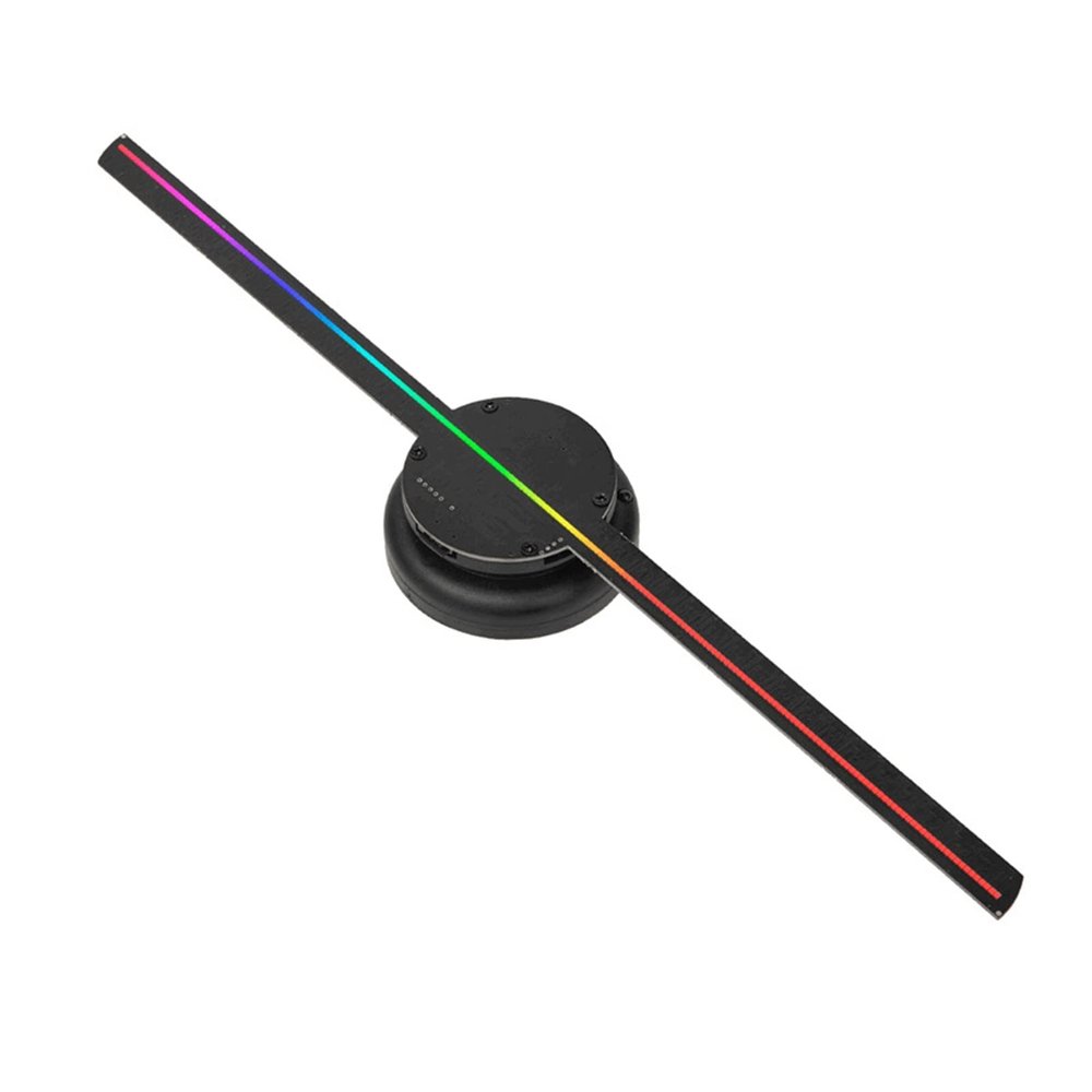 3D Hologram fan,3D Hologram Projector, Naked Eye 3D Holographic Projection Advertising Machine Led Light Air Imaging Three-dimensional Three-dimensional Rotating Suspension Fan Dazzling Screen for Hal