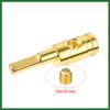 Motoforti 4pcs Amp Input Reducer Copper 8 Gauge Car Stereo Audio AWG Pin Power Ground Wire Reducer Gold Tone Long-Lasting view 4
