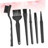 Anneome 1set Static Keyboard Cleaning Brush Set Multi-Function Dust Removal Tool for Electronics Use for Hard Reach Spaces Black view 2