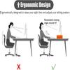 LGEOELIAS Corner Monitor Stand, Heavy Duty Computer Risers 2 Tier, Solid Wood Monitor Corner Shelf with Storage, Triangular Desk Laptop Stand for Printer/Speaker/Scanner view 3