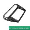 9 INCH Car Fascia Radio Android DVD Panel Dash Kit Install Adapter Console Frame Bezel Compatible with Peugeot 301 CITRON ELYSEE 2014-2018(Frame Cable black) view 2