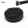 EASYFA Black PET Braid Sleeves 2 to 60mm High Density Snake Skin Cable Wrap Sheath, PET Expandable Braided Sleeving(8MM*20METER) view 4