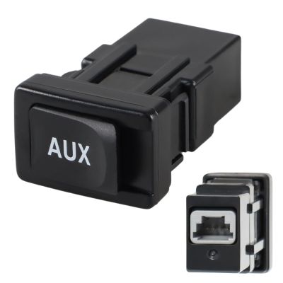 KPALAG Aux Port Input Auxiliary Jack Audio Stereo Adapter Compatible with Toyota Camry 2007-2008 4Runner RAV4 FJ Cruiser Prius Yaris Lexus LS460 ES350 2007-2010 Replace# 86190-06010 86190-53010