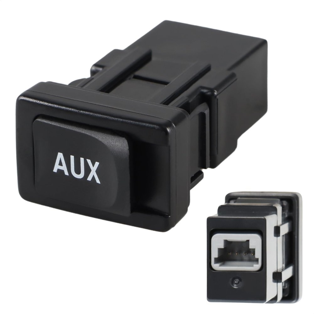 KPALAG Aux Port Input Auxiliary Jack Audio Stereo Adapter Compatible with Toyota Camry 2007-2008 4Runner RAV4 FJ Cruiser Prius Yaris Lexus LS460 ES350 2007-2010 Replace# 86190-06010 86190-53010