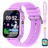 Kids Smart Watch for Girls Age 5-12, Kids Watch with 26 Games,Camera Music Player Pedometer Habit Tracking HD Touchscreen Flashlight Smart Watch for Kid Birthday Gifts for Girls Ages 6 7 8 9 (Purple) view 1