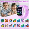 Kids Smart Watch for Girls Age 5-12, Kids Watch with 26 Games,Camera Music Player Pedometer Habit Tracking HD Touchscreen Flashlight Smart Watch for Kid Birthday Gifts for Girls Ages 6 7 8 9 (Purple) view 2