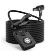 for Canon R5C Video Cable Release Cable Remote Camera Small Shutter Release Remote Control RC301-N3 196.8 "Extended Cable Remote Wired Button R5 5d 5d3 5d4 1dxii 6d 6d2 7d (RC301-N3 196.8in/5m) view 1
