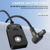 for Canon R5C Video Cable Release Cable Remote Camera Small Shutter Release Remote Control RC301-N3 196.8 "Extended Cable Remote Wired Button R5 5d 5d3 5d4 1dxii 6d 6d2 7d (RC301-N3 196.8in/5m) view 2
