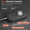 for Canon R5C Video Cable Release Cable Remote Camera Small Shutter Release Remote Control RC301-N3 196.8 "Extended Cable Remote Wired Button R5 5d 5d3 5d4 1dxii 6d 6d2 7d (RC301-N3 196.8in/5m) view 4