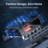 msecore Fanless Industrial PC, Mini Desktop Computer with i7-1260P, 8G RAM 256G SSD, COM R232/ 422/485, Triple 2.5G LAN, GPIO, 4K, Wi-Fi, WOL Support, Wide Voltage, 2*HDMI, 1*DP, Windows 11 Pro view 4