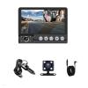 1080P Full Dash Cam Drive Video Recorder Vehicle Camera Black Box Car DVR Auto Dashcam Parking Monitor Night Vision(DVR and Rear Camera,16G TF Card) view 1