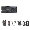 1080P Car Dash Cam 3Channel Front Rear Inside Camera Car Driving Video Recorder Loop Recording Parking Monitor Car DVR view 1