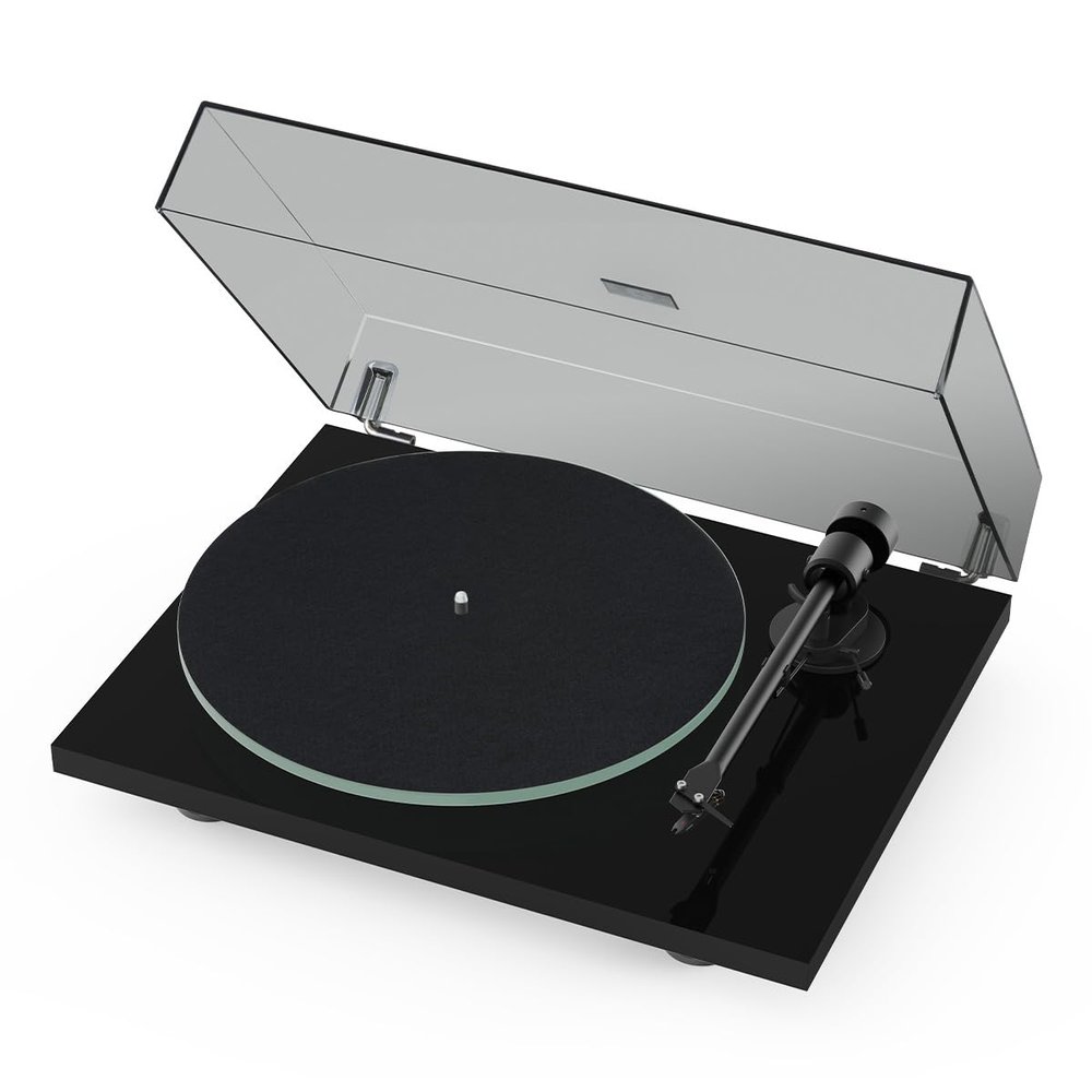 Pro-Ject T1 Evo Phono Turntable with Built-in Preamp (Black)