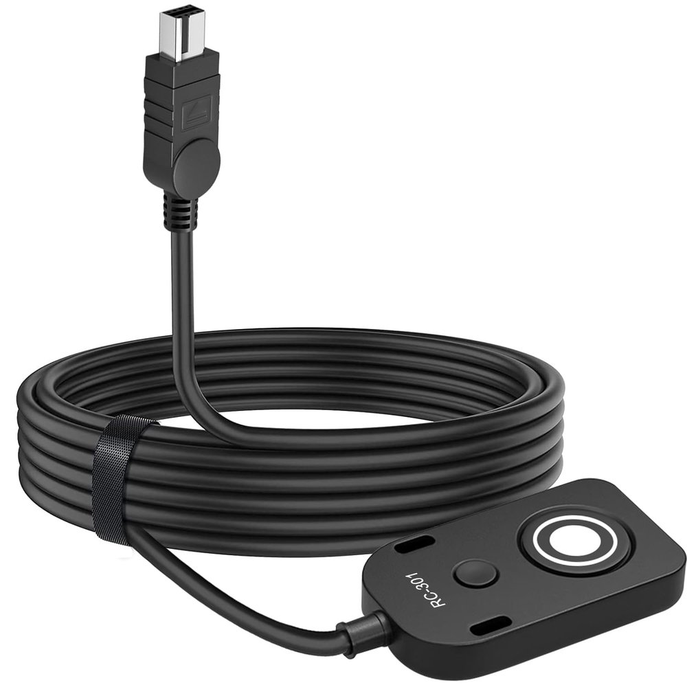 for Nikon Cable Release (MC-DC2) D750 D7200 Z6 Z7 Z7II Remote Camera Small Shutter Release Remote Control Wired Remote Photo Accessory D7500 D3300 D600 D90 D3200D7000 (RC301-DC2 NK 196.8in/5m)
