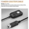 for Nikon Cable Release (MC-DC2) D750 D7200 Z6 Z7 Z7II Remote Camera Small Shutter Release Remote Control Wired Remote Photo Accessory D7500 D3300 D600 D90 D3200D7000 (RC301-DC2 NK 196.8in/5m) view 4