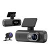 4K Dash Cam Driving Vehicle Cam Built-in Dual Lens Front Rear View Camera Parking Monitor 1.47In IPS Screen(Basic) view 2