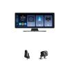 10.26" 4K Dash Cam Carplay & Compatible for Android Dvr Rotation Dual Lens Dashcam Truck Camera Drive Recorder(C3,128GB) view 1