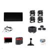 10.36 inch 4 Channel Car DVR Recorder Smart Spot Alarm Monitor with 1080P 4 Backup Cameras Compatible for Truck Bus(Two BSD and Monitor,128G1) view 1