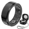 JXYQZD Smart Ring, 2024 New Fitness Tracker Ring with Charging Case, IP68 Waterproof, Heart Rate, Blood Oxygen, Sleep Tracker, for Women Men(Black,19.9 mm) view 1